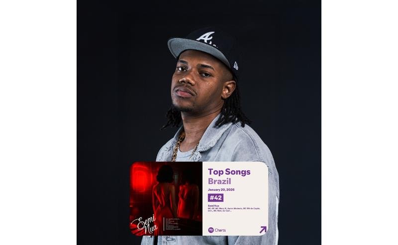 Ex-The Voice: Aaron Modesto emplaca hit no TOP 50 do Spotify