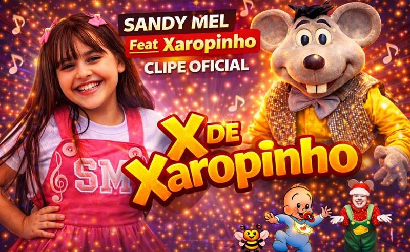 “X de Xaropinho” de Sandy Mel ganha clipe divertido e já ultrapassa 100 mil visualizações