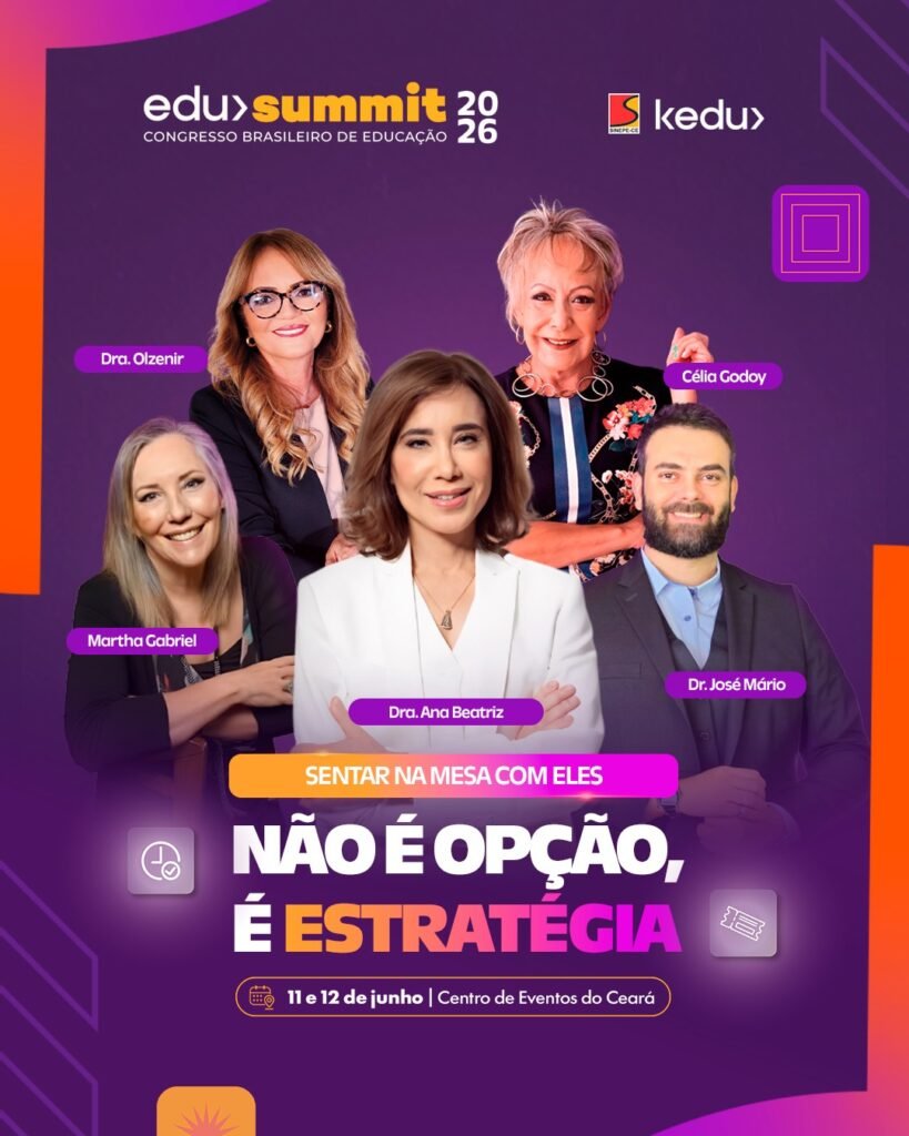 Vem aí o Edu Summit 2026: Grande encontro reúne referências nacionais e reforça o protagonismo do Nordeste no futuro da educação
