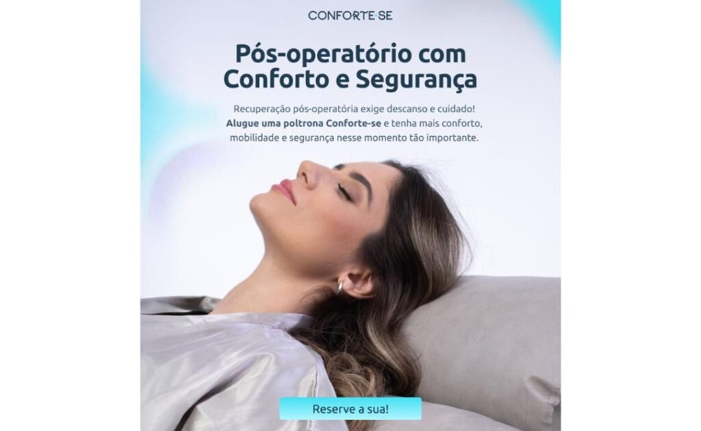Locação de poltronas para pós operatório em Pouso Alegre: Conforto e segurança na recuperação domiciliar