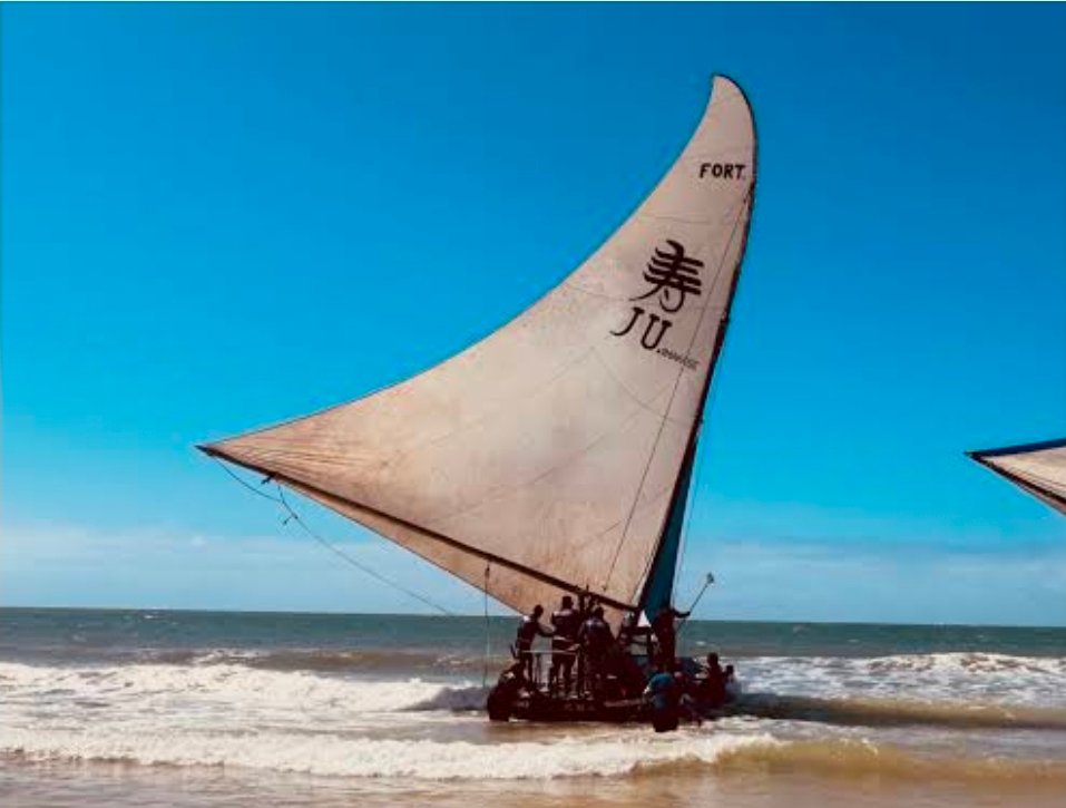JU Omakase participa da III Regata de Jangadas do Iguape ao lado do pescador Banana