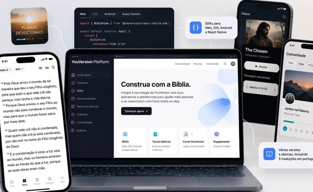YouVersion abre de graça a tecnologia por trás do Aplicativo Bíblico mais baixado do mundo